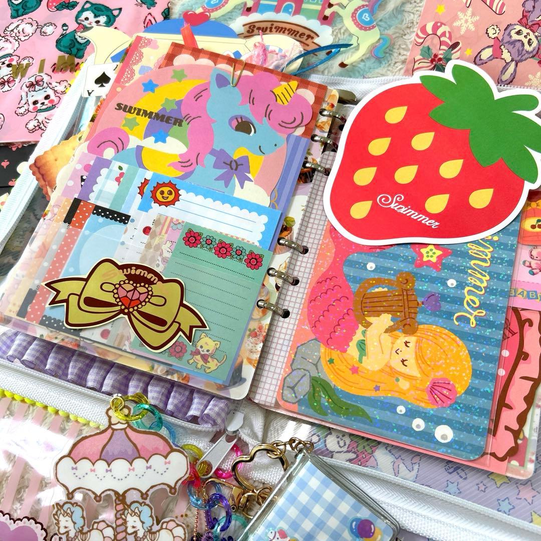 1090 おすそ分けファイル　A5バインダー スイマー雑貨スペシャルセット