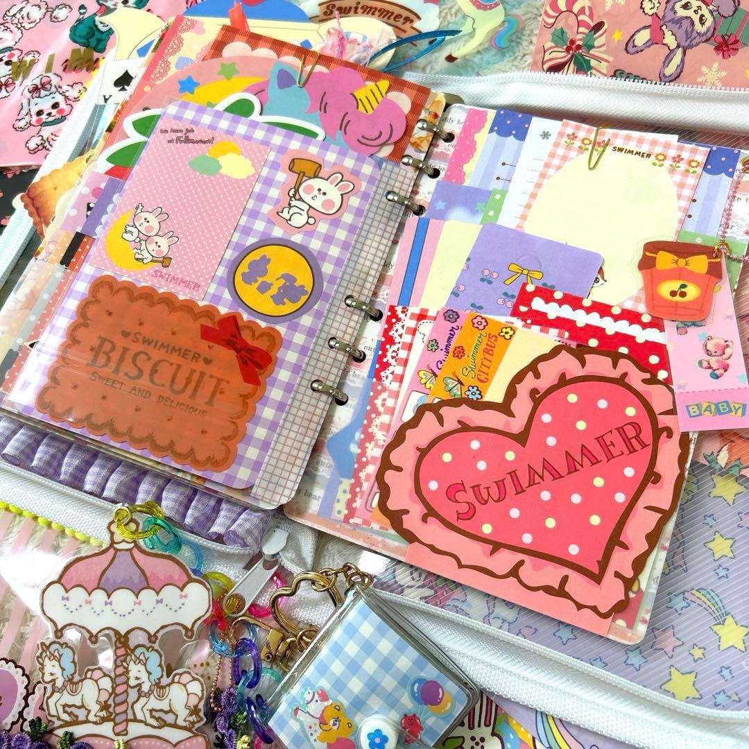 1090 おすそ分けファイル　A5バインダー スイマー雑貨スペシャルセット