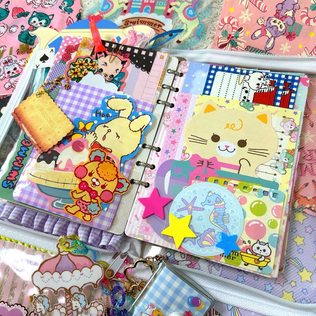 1090 おすそ分けファイル　A5バインダー スイマー雑貨スペシャルセット