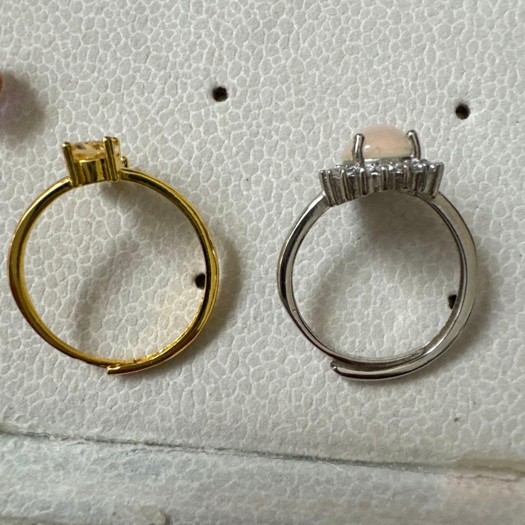 クライベイビー　アクセサリーボックス　小物入れ　天然石　指輪　ピアス　セット