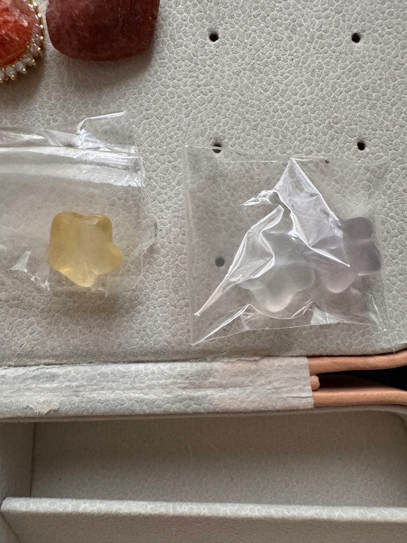 クライベイビー　アクセサリーボックス　小物入れ　天然石　指輪　ピアス　セット