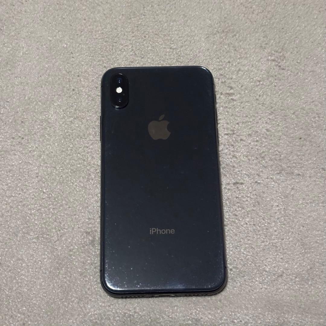Apple iPhone X スペースグレー 本体 64GB