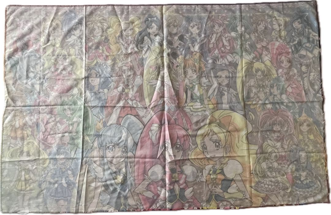 ロ２希少2014年映画プリキュアオールスターズデラックスマルチクロスタペストリー