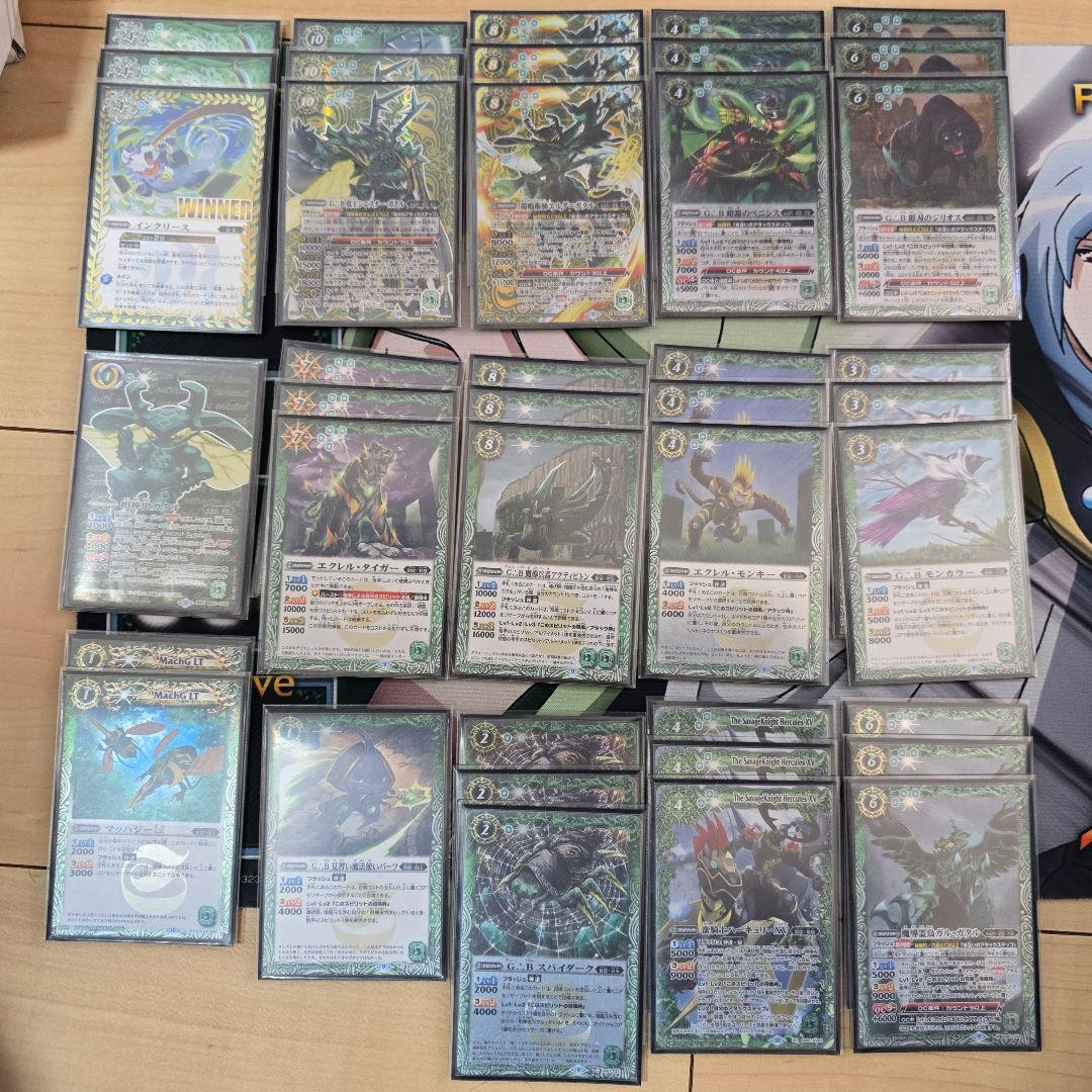 バトルスピリッツ　引退品(19デッキ+ストレージ、サプライ)