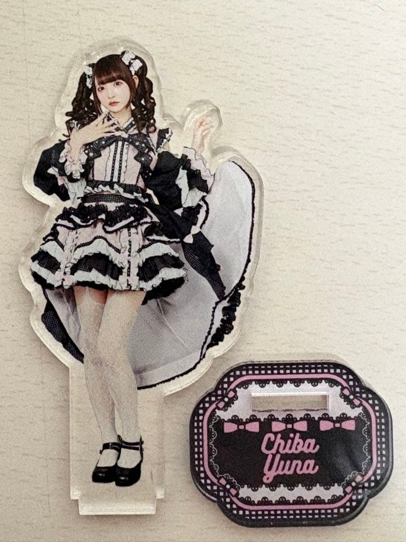 きゅるりんってしてみて チバゆな ブロマイド、アクスタ、ランチェキセット