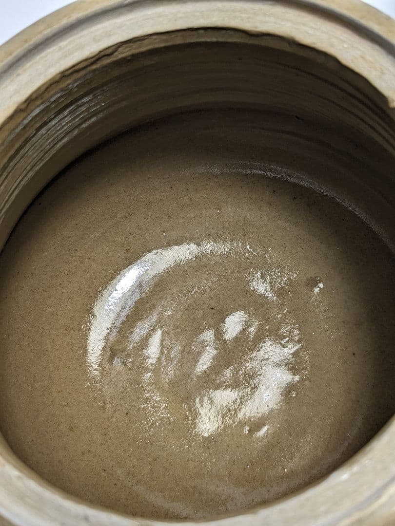 宮川陽仙 虫明焼 耳付水指 茶道具 茶器 食器 容器 抹茶 工芸品 茶陶 茶の湯