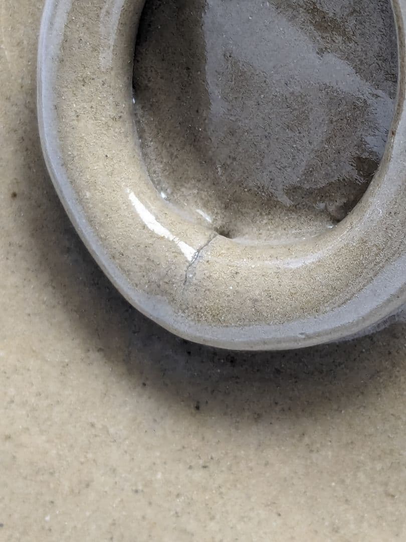 宮川陽仙 虫明焼 耳付水指 茶道具 茶器 食器 容器 抹茶 工芸品 茶陶 茶の湯