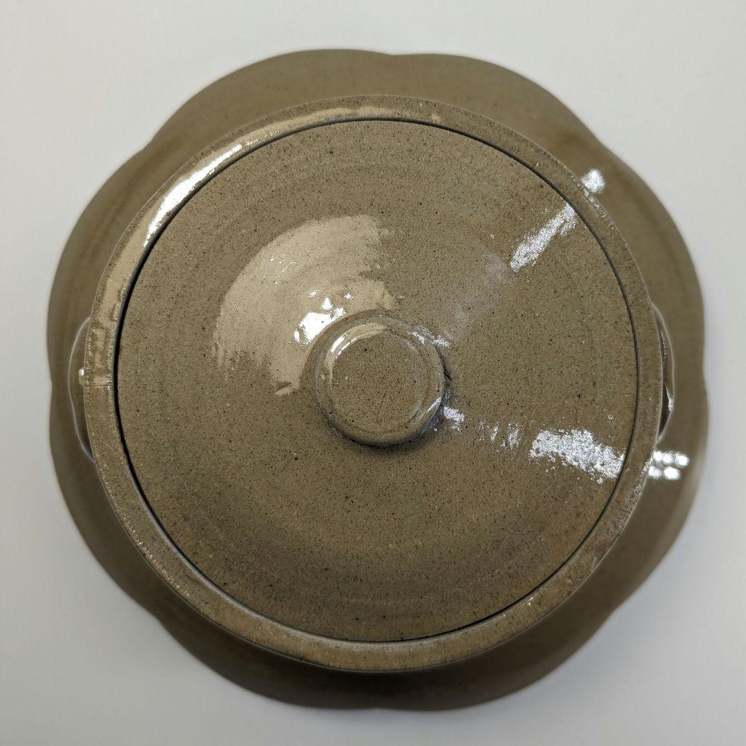 宮川陽仙 虫明焼 耳付水指 茶道具 茶器 食器 容器 抹茶 工芸品 茶陶 茶の湯