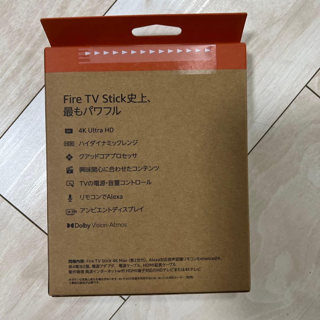 【新品未開封】Fire TV Stick 4K Max
