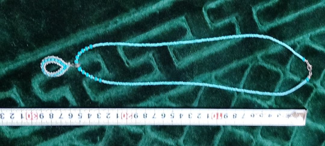 ハンドメイド ターコイズ ネックレス