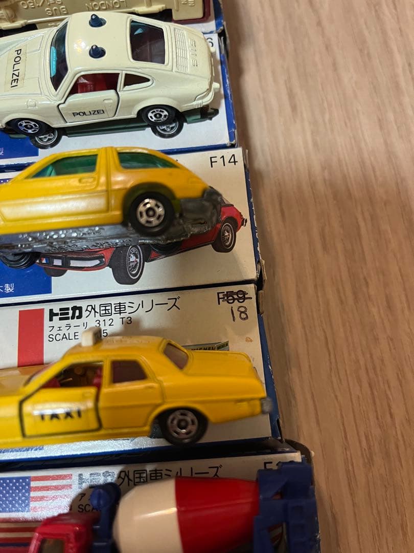 トミカ ミニカー 69個まとめ売り　　国産、青箱外車シリーズ