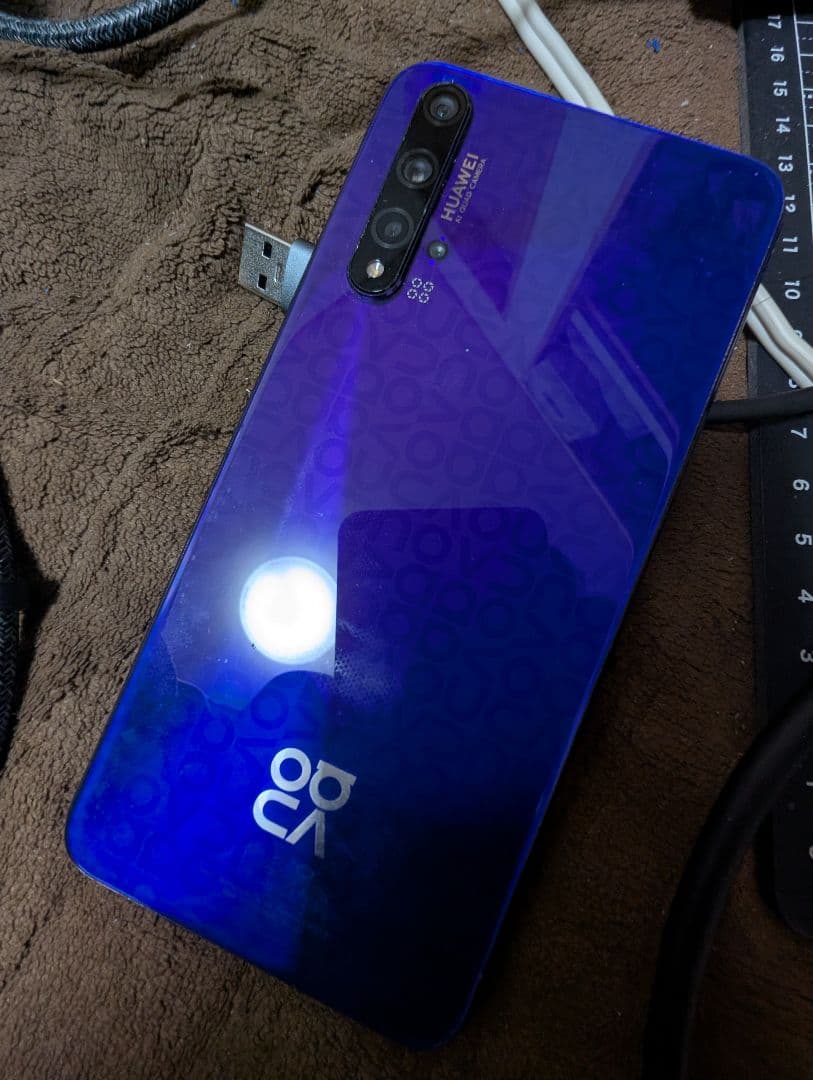 Huawei nova 5T パープル 本体