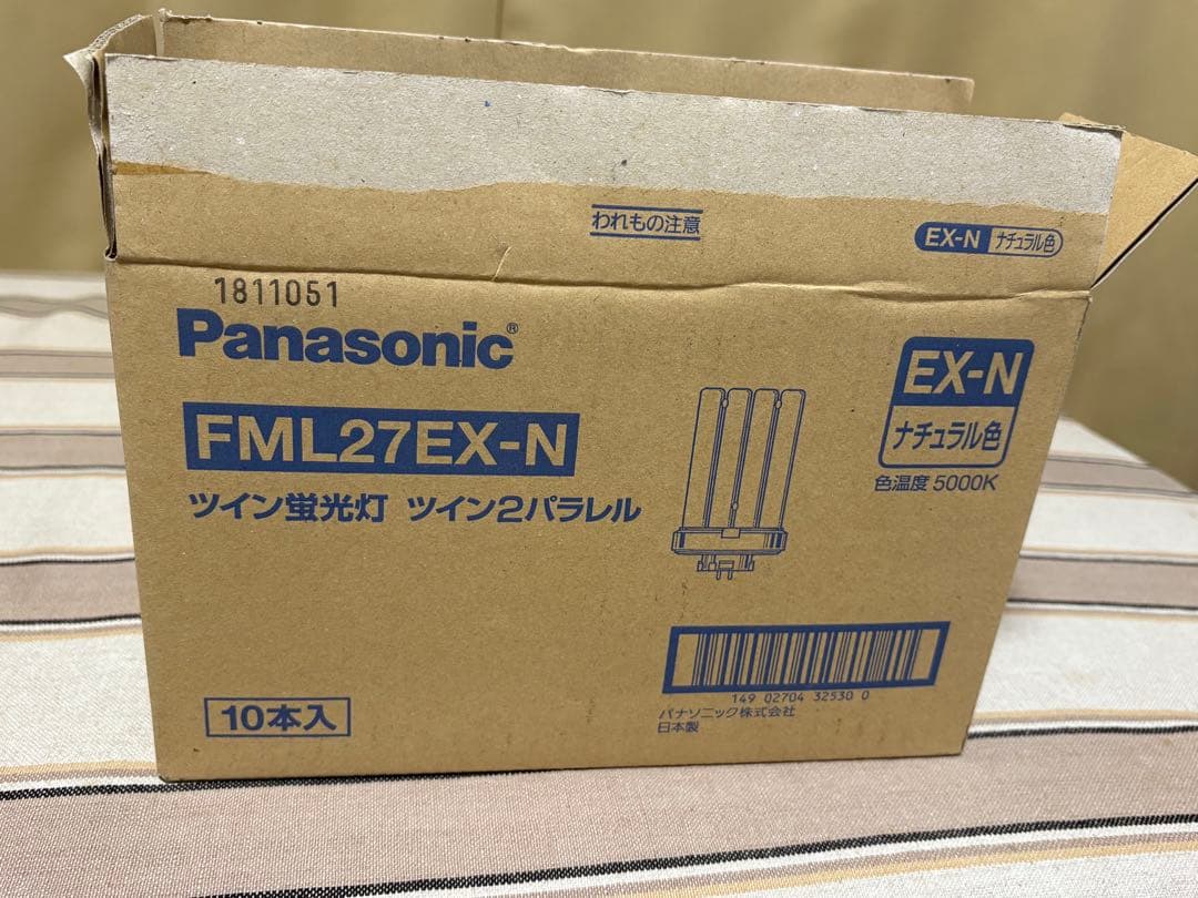 Panasonic ツイン蛍光灯 FML27EX-N 9本入