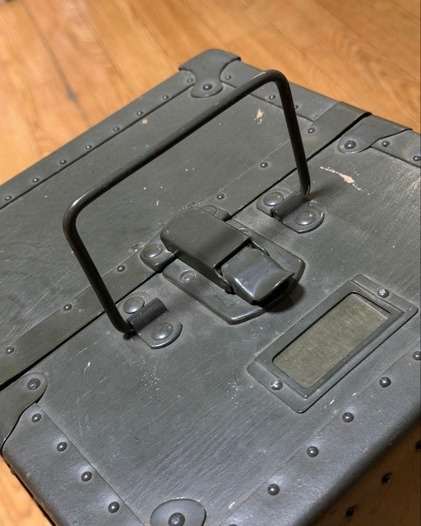 米軍 実物 US NAVY 木箱 40s