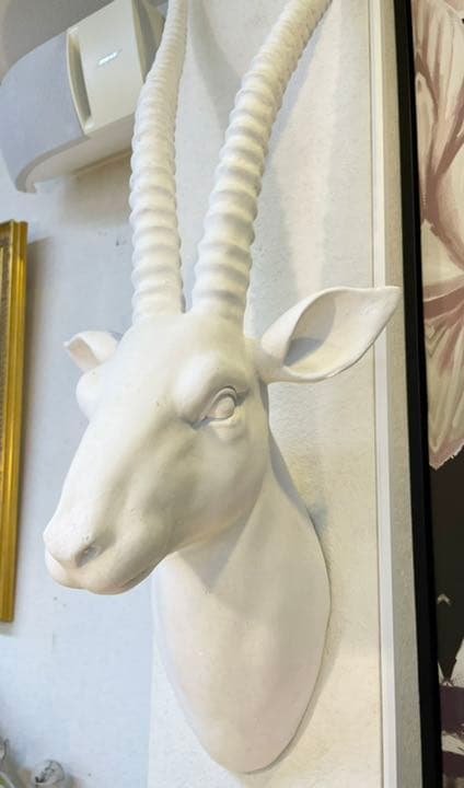 ガゼル　鹿ヘッド　壁掛け　インテリア　オブジェ
