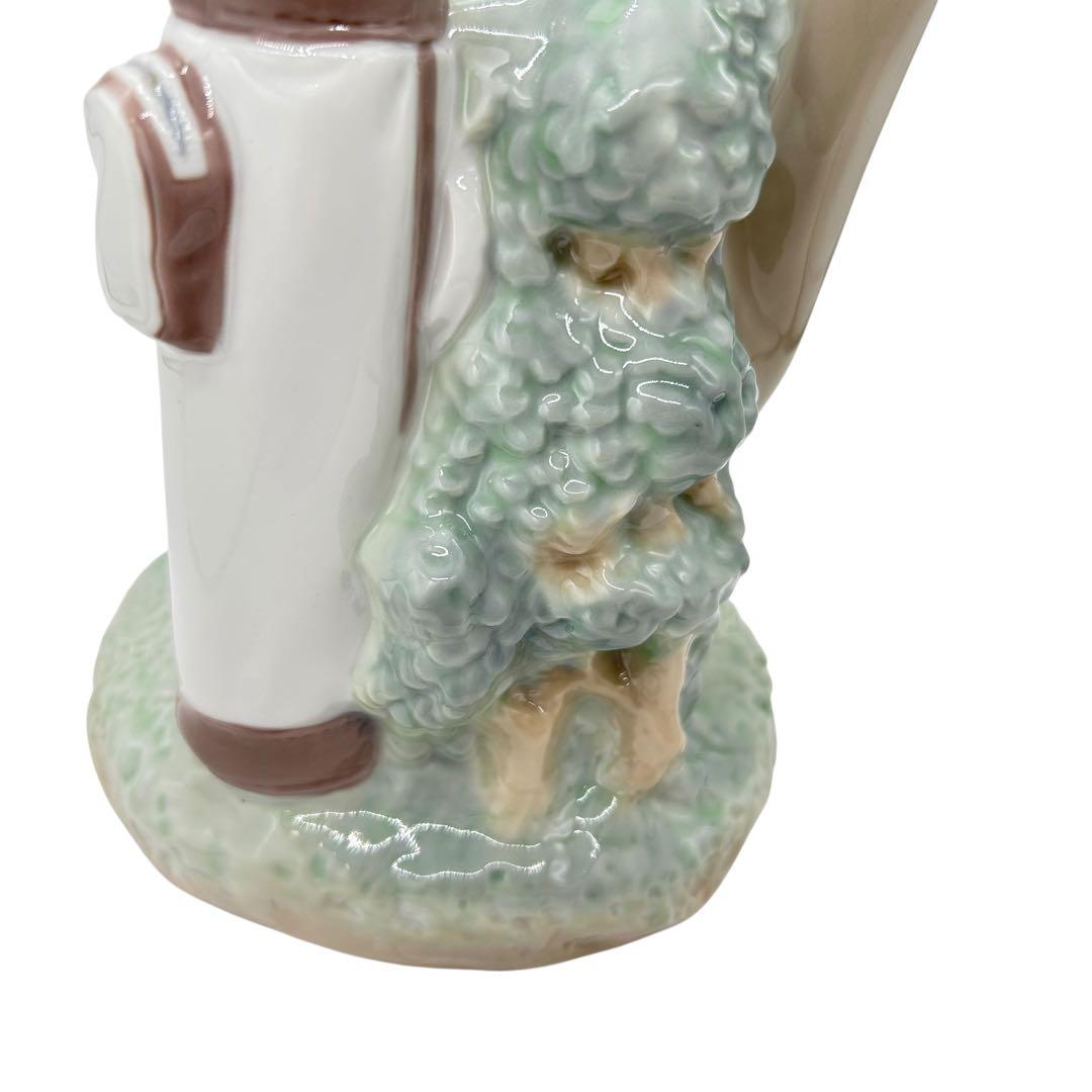 LLADRO リヤドロ フィギュリン ナイスショット 4824 箱無 錆有 陶器