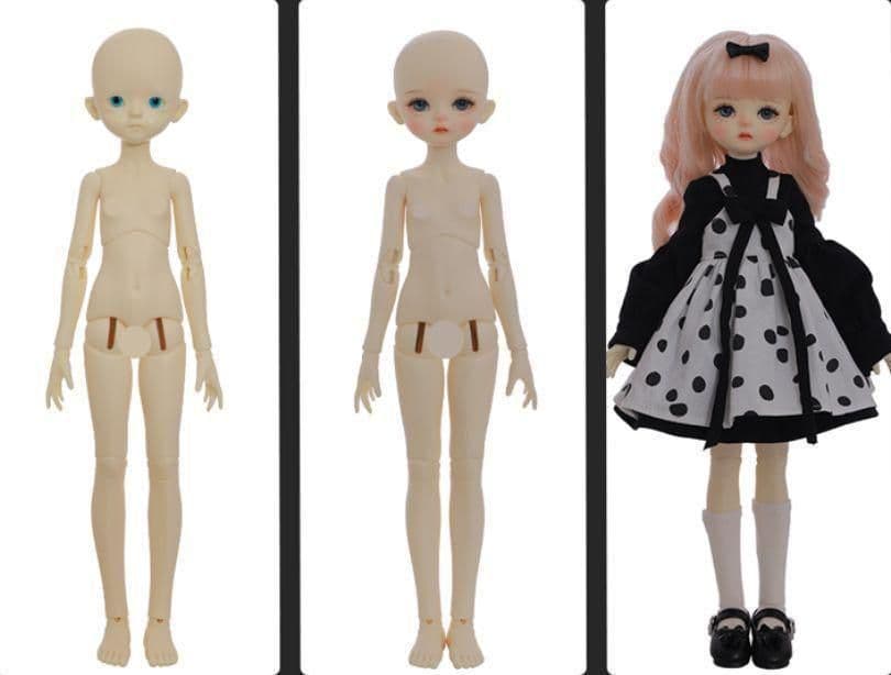 K82 BJD 1/6 ドール本体 Daly　球体関節人形 ハンドメイド