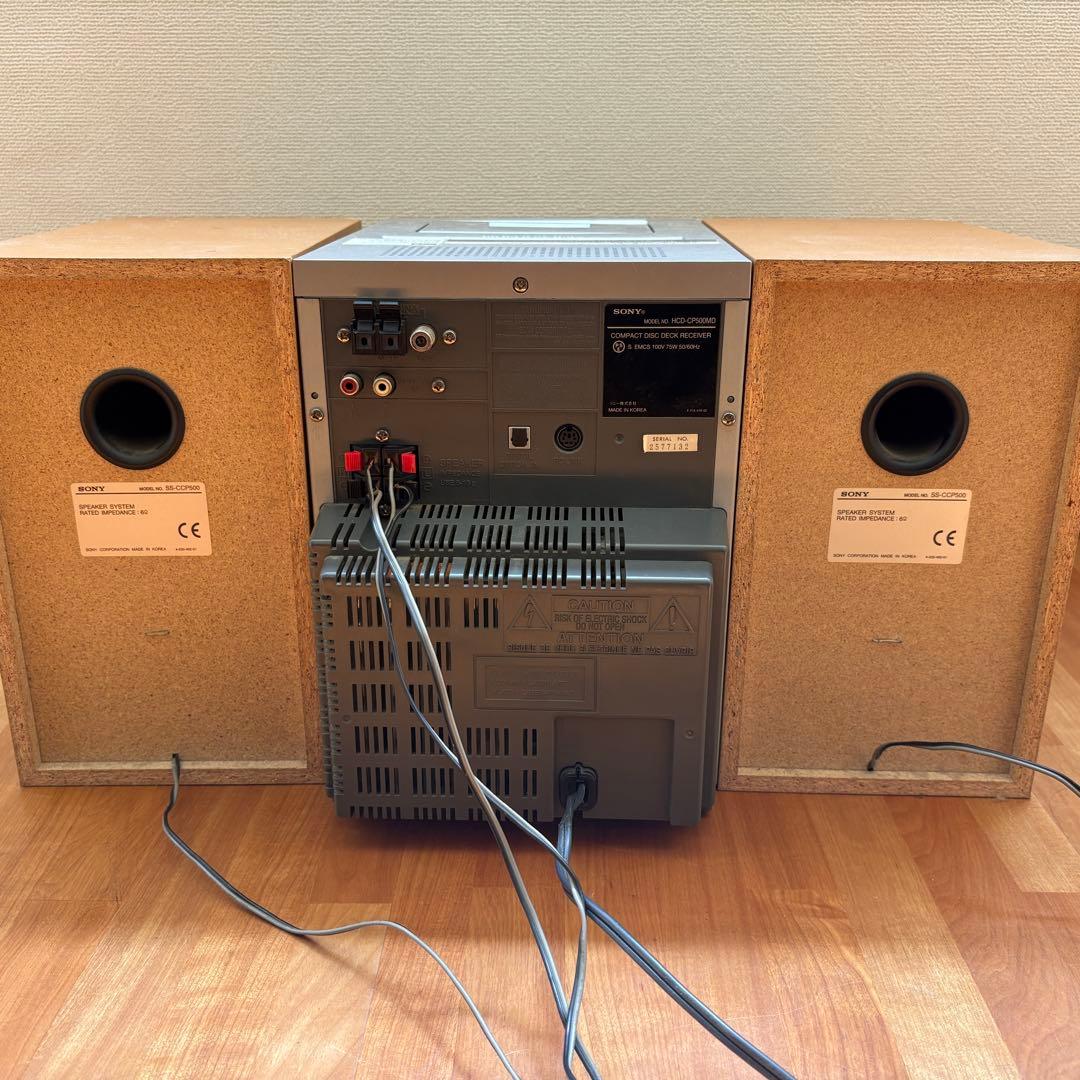 SONY ソニー CMT-J100 HCD-CP500MD CD MD コンポ
