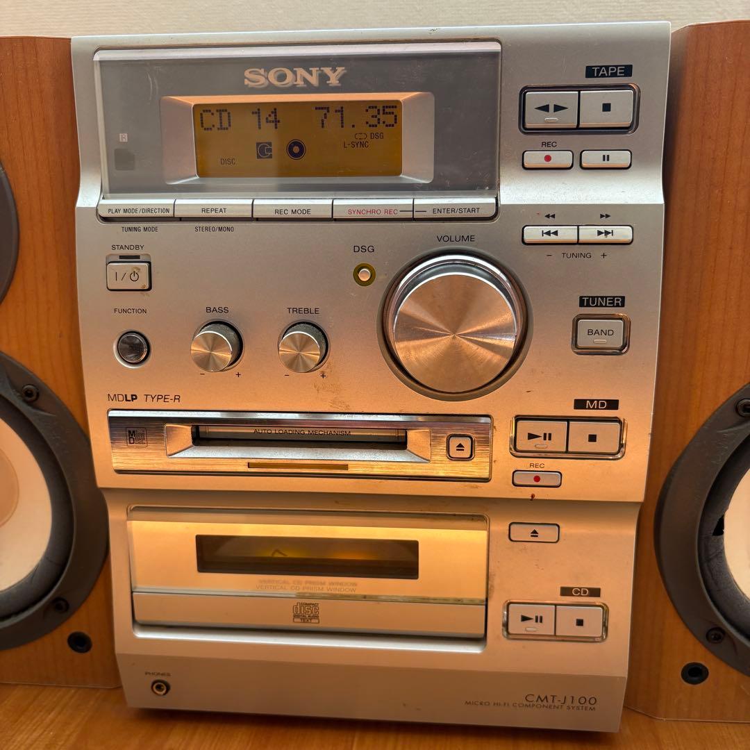SONY ソニー CMT-J100 HCD-CP500MD CD MD コンポ