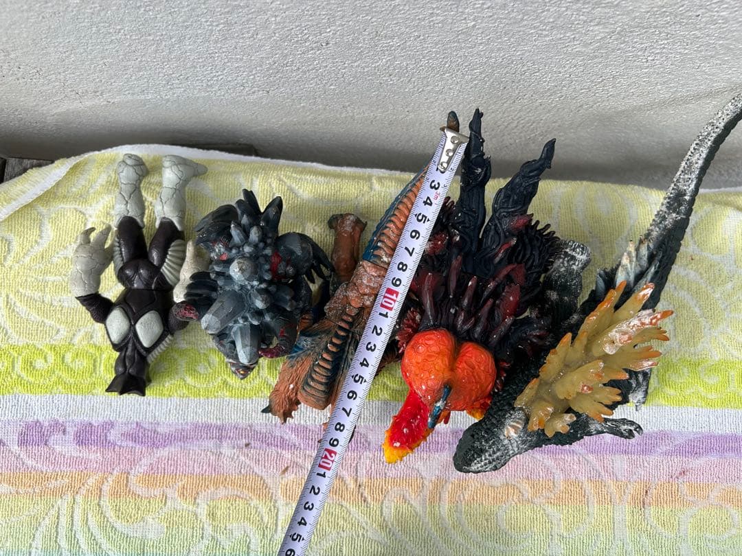 BANDAI ソフビ人形・ウルトラ怪獣・ザム星人・ウルトラマン　レトロおもちゃ