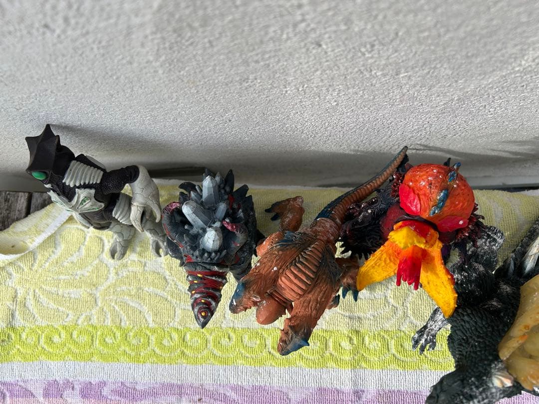 BANDAI ソフビ人形・ウルトラ怪獣・ザム星人・ウルトラマン　レトロおもちゃ