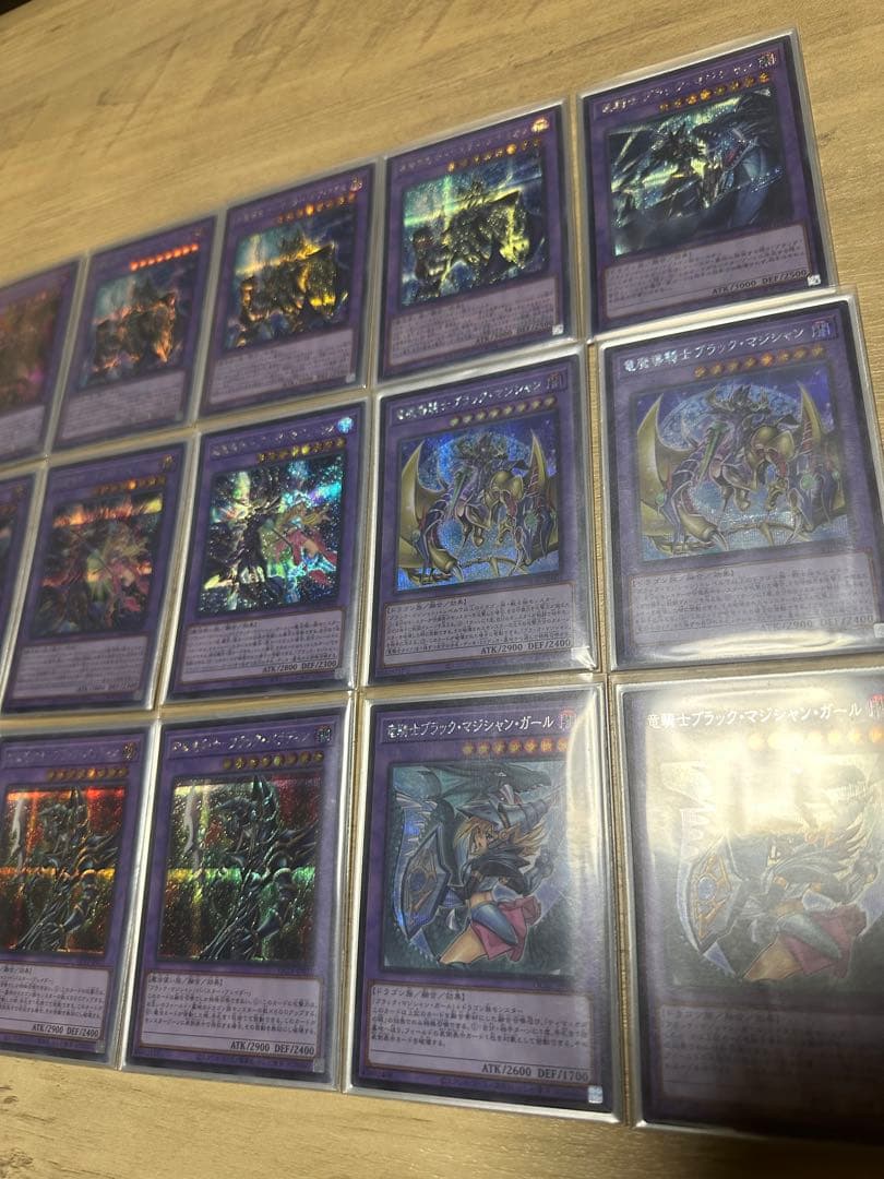 七*チ様 ブラックマジシャンデッキ　メイン、EXオールシークレット（おまけ付き）