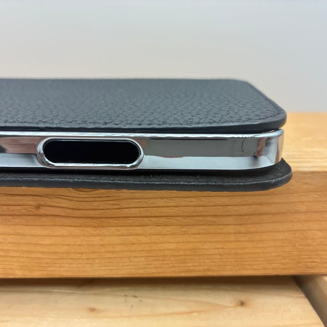 【美品】BONAVENTURA iPhoneダイアリーケース（12）ブラック