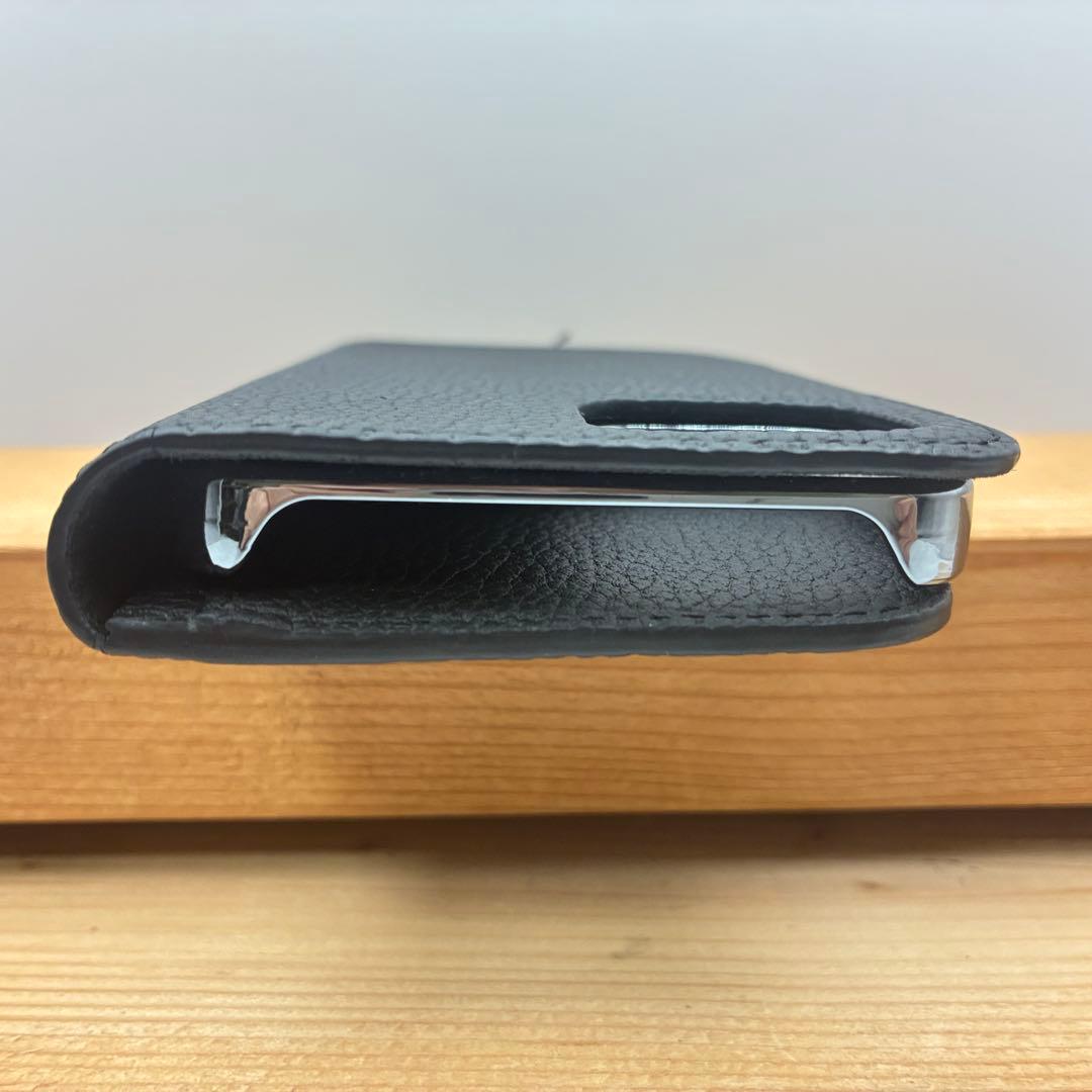 【美品】BONAVENTURA iPhoneダイアリーケース（12）ブラック
