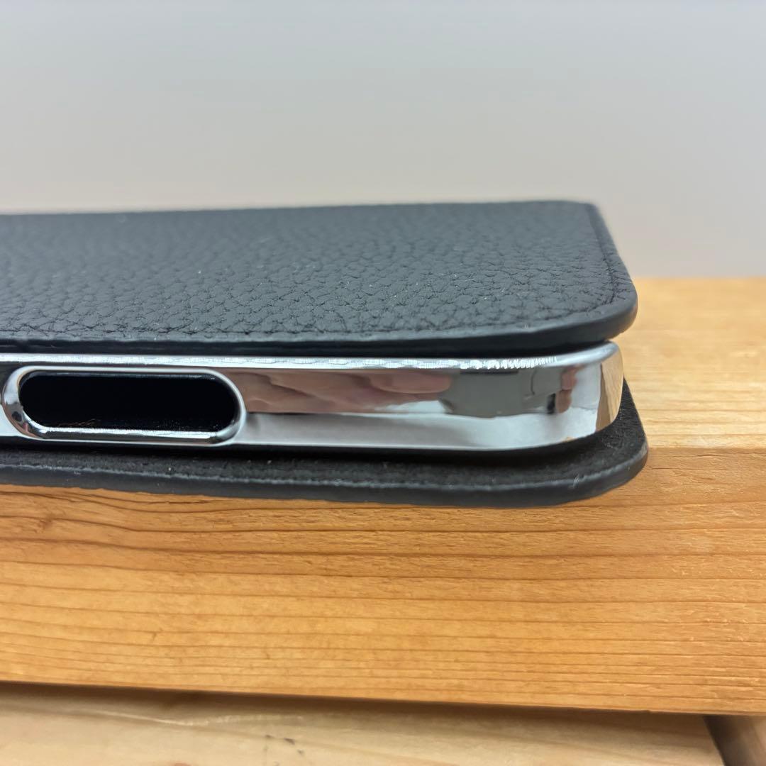 【美品】BONAVENTURA iPhoneダイアリーケース（12）ブラック