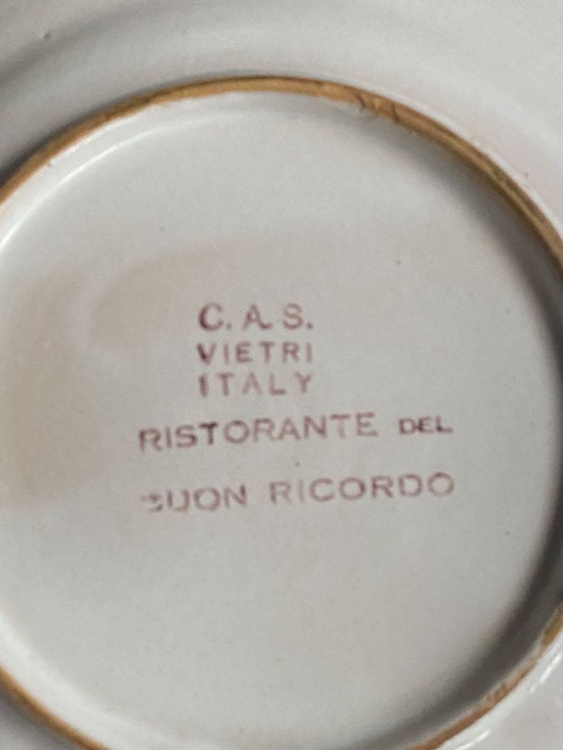 ブオンリコルド　イタリア製絵皿　70年代　Treviso