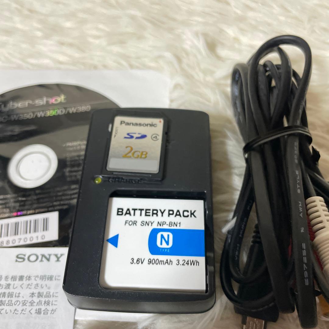 【✨極美品✨】SONY Cyber-shot DSC-W 350Dジュエルピンク