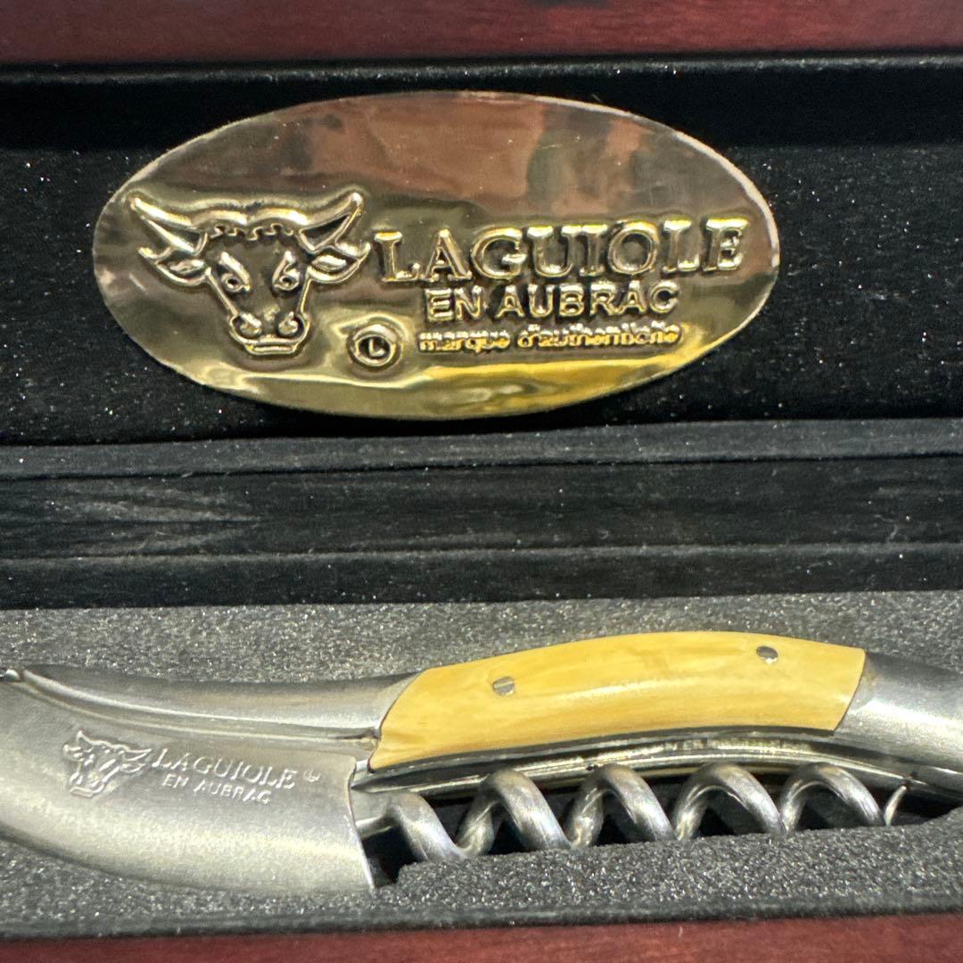 お盆セール！ラギオール アン　オブラック　ソムリエナイフ　マンモスアイボリー