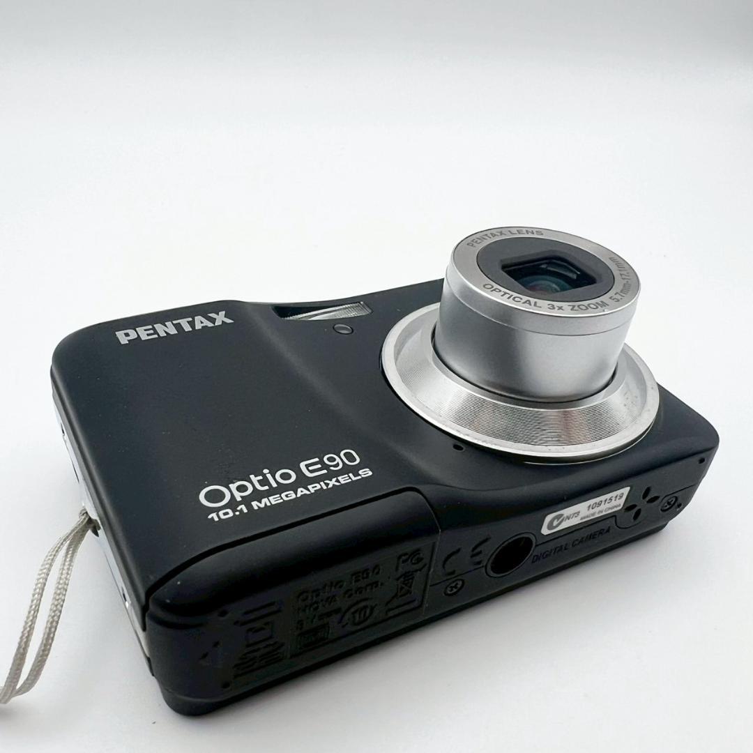 【完動品】PENTAX Optio E90 コンデジ ブラック 動作確認済