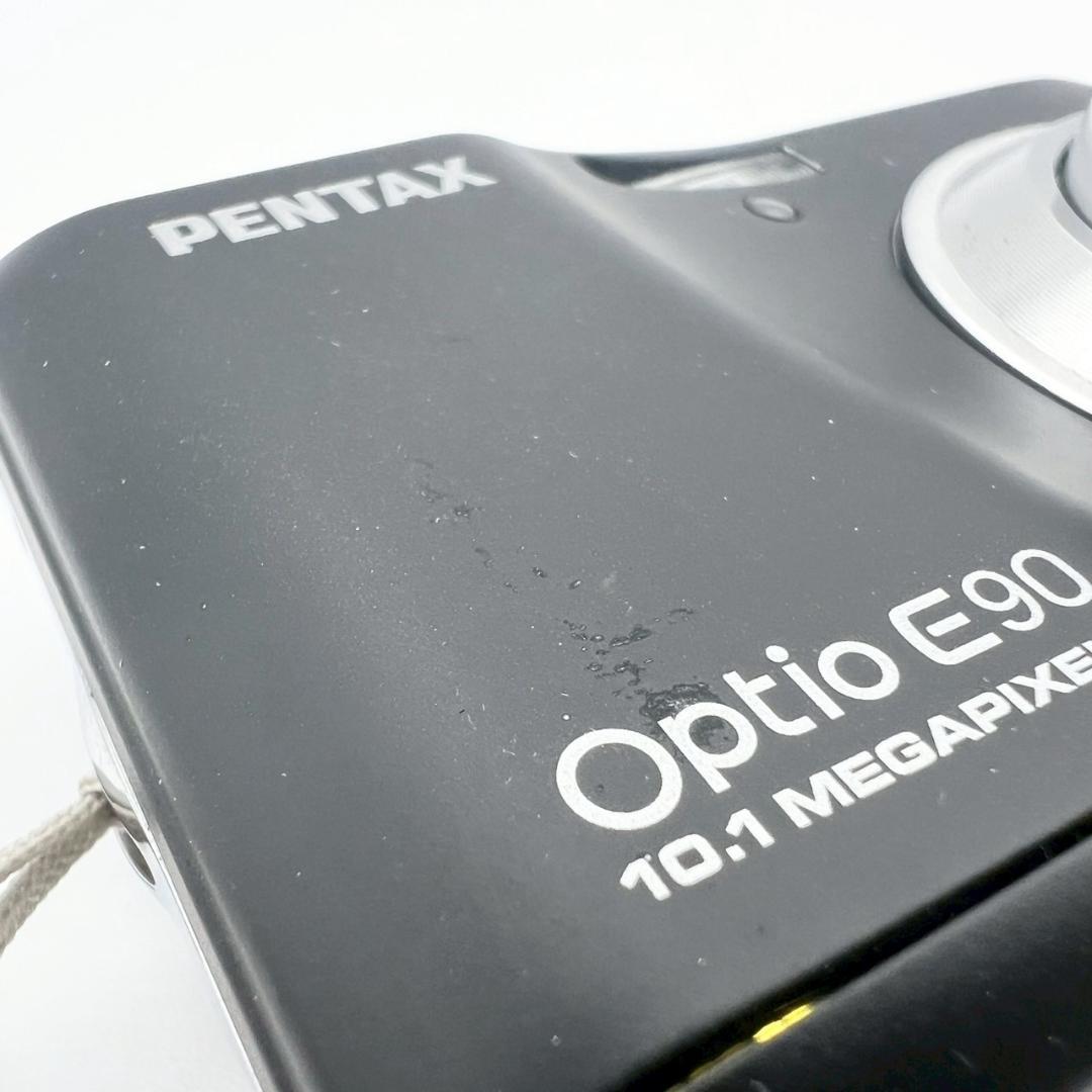 【完動品】PENTAX Optio E90 コンデジ ブラック 動作確認済