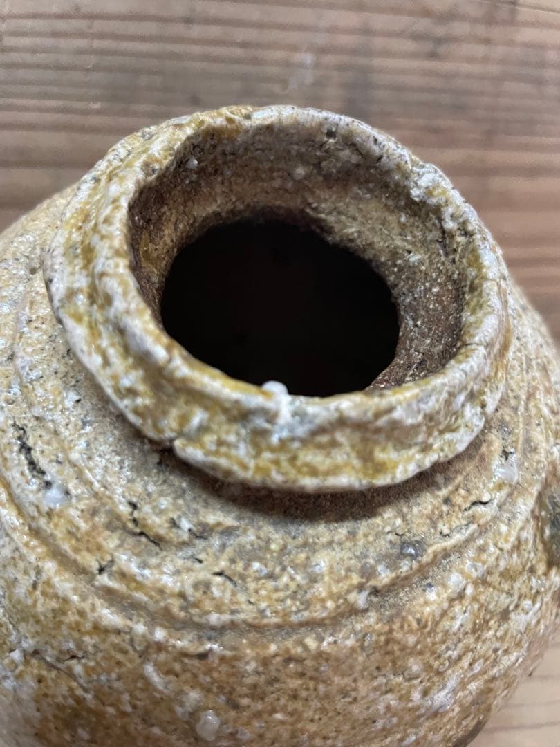 杉本貞光　掛け花入れ【m1203 花瓶　骨董　茶道　茶道具　花道　レトロ 壺 】