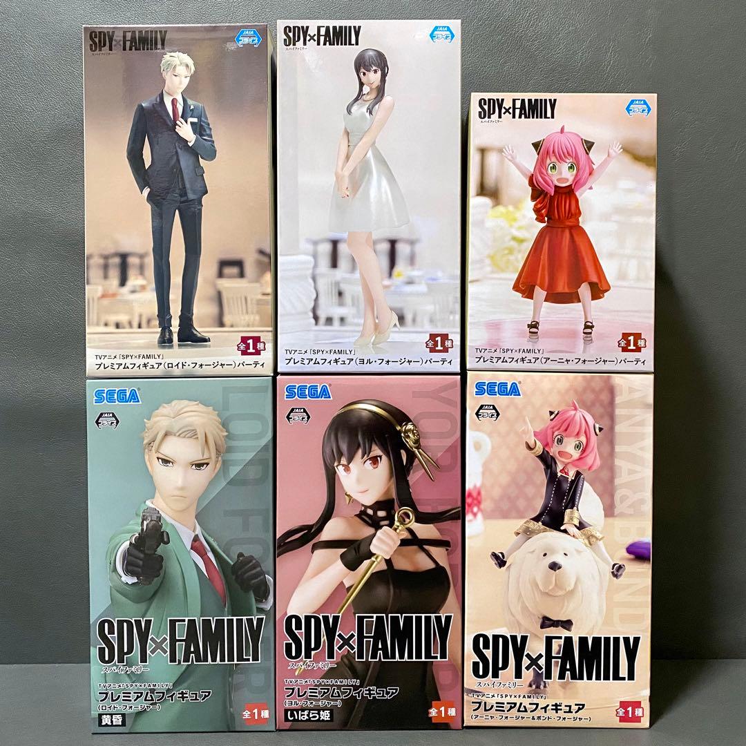 SPY×FAMILY スパイファミリー プレミアム フィギュア ６点セット