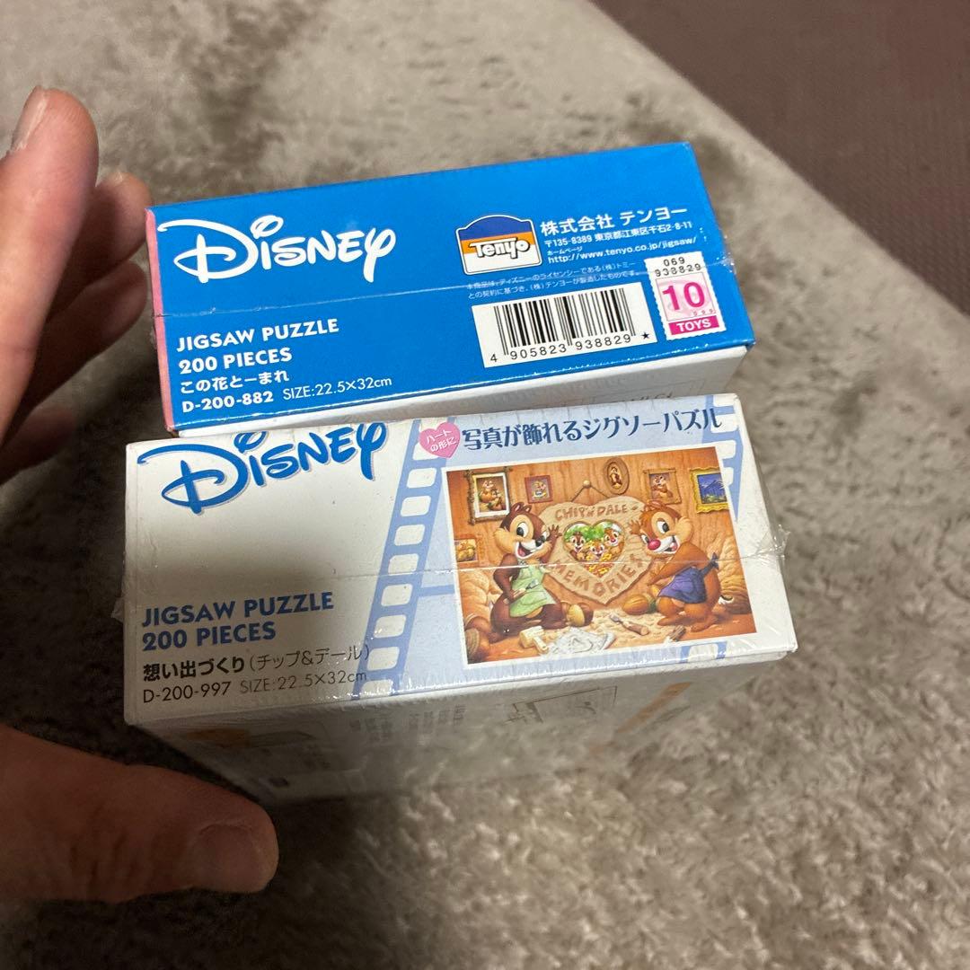 廃盤品当時物旧Disney　チップとデール ジグソーパズル 小さな出会い、思い出