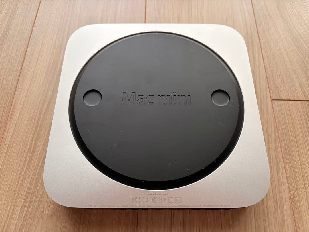 Apple Mac mini 2012 SSD+HDDデュアル構成