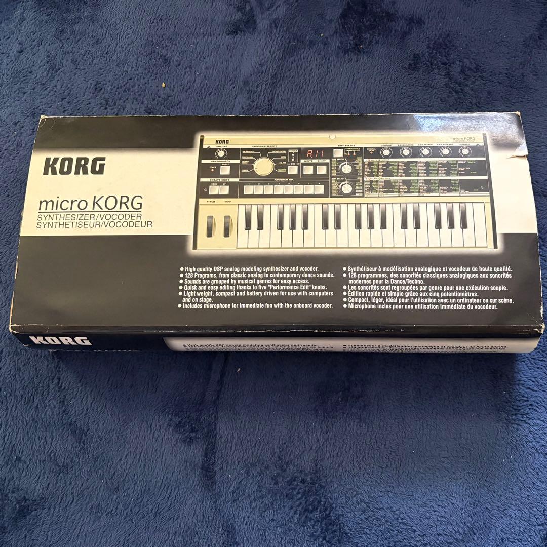 KORG microKORG アナログシンセサイザー 37鍵 箱あり
