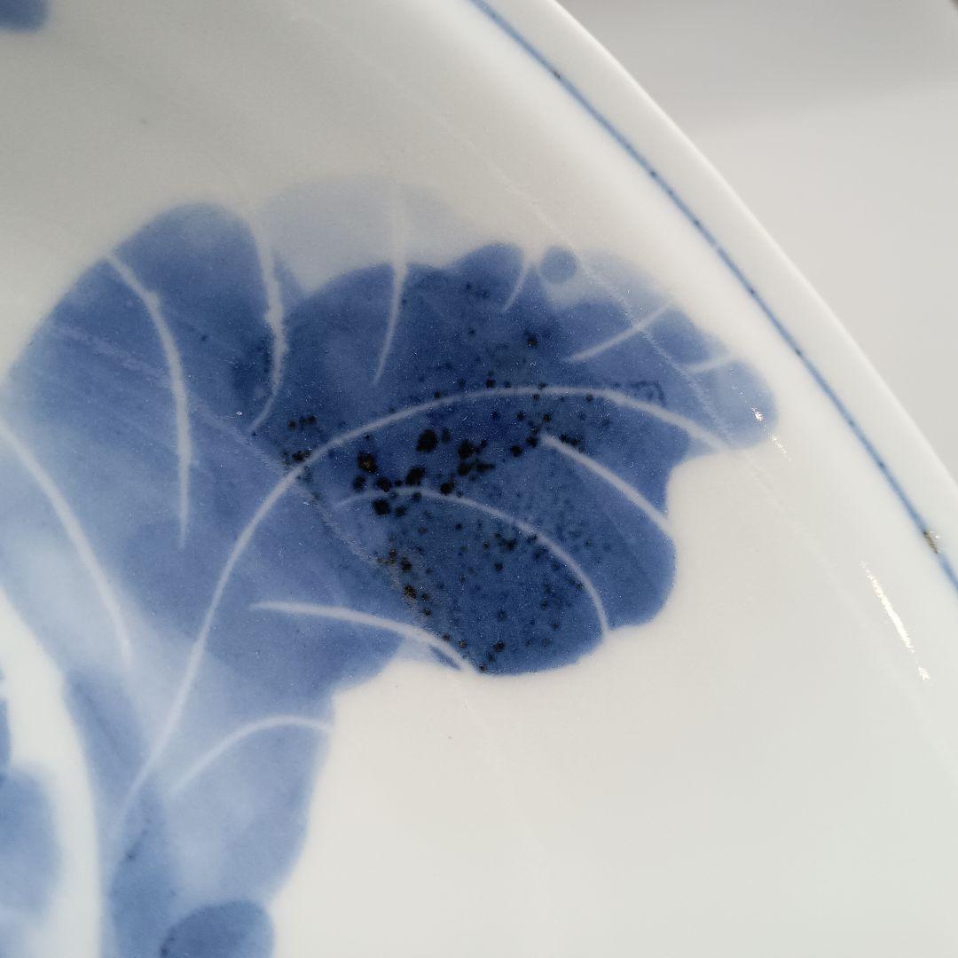 須田菁華 九谷 染付 なずな文 向付 小鉢 器 鉢