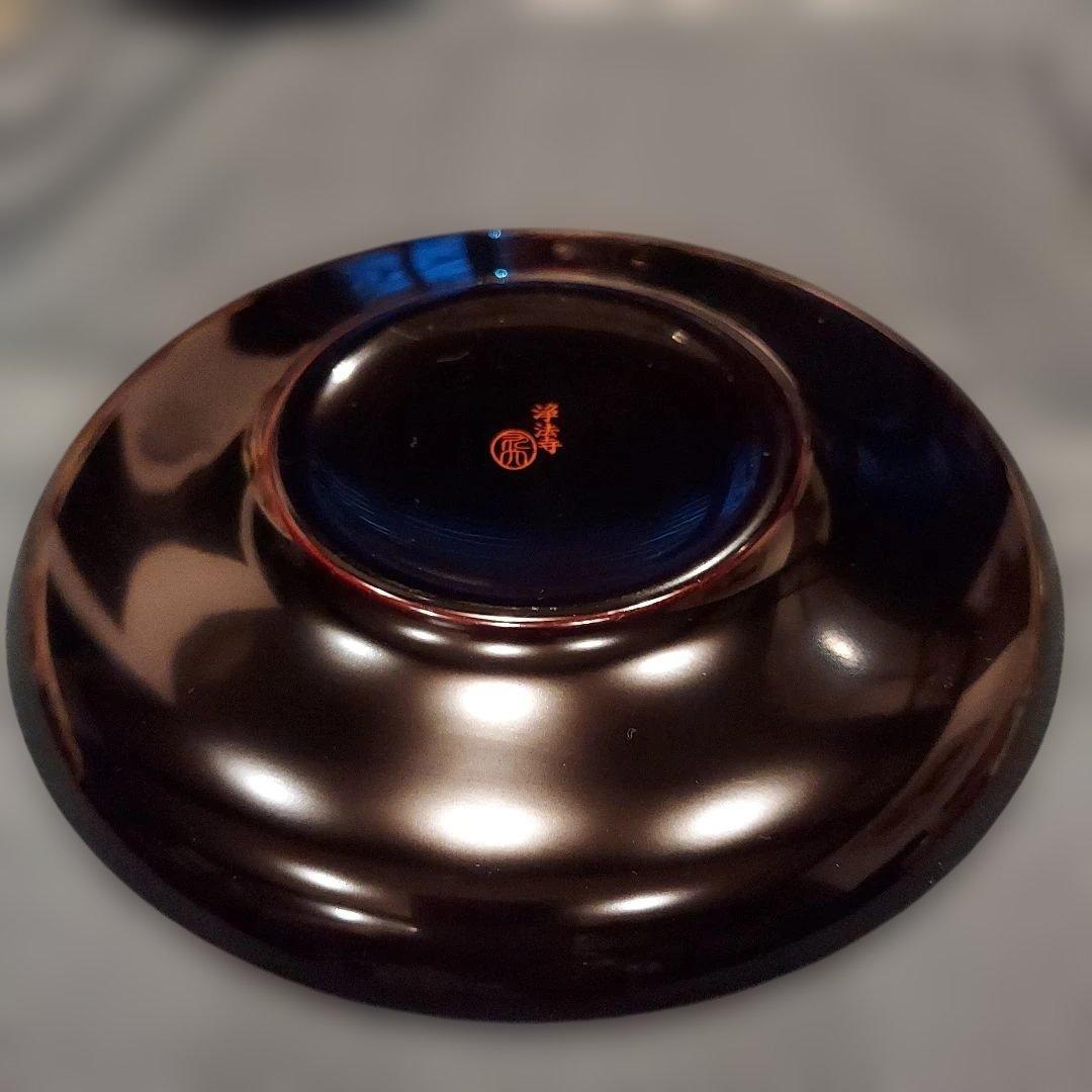 浄法寺塗　漆器　大きいお皿　5個セット