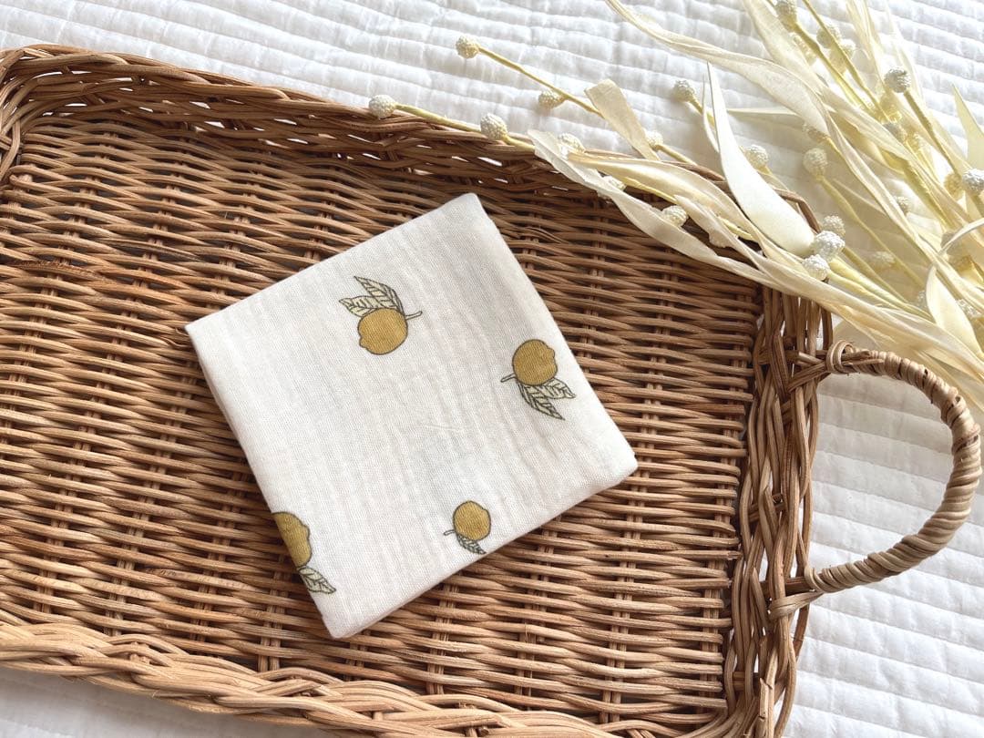 専用✳︎SALE✳︎ハンドメイド✳︎サニタリーケース　レモン柄　✳︎母made品✳︎