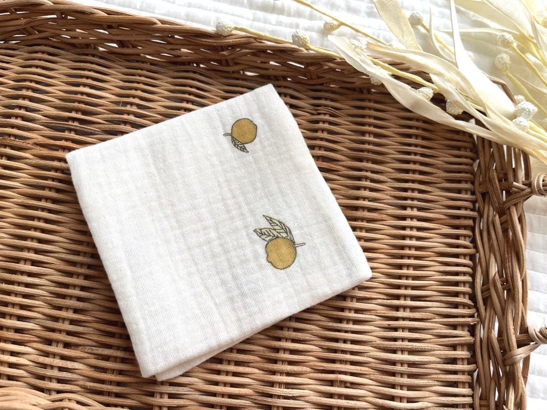 専用✳︎SALE✳︎ハンドメイド✳︎サニタリーケース　レモン柄　✳︎母made品✳︎