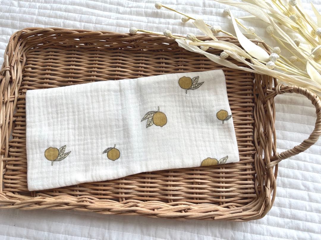 専用✳︎SALE✳︎ハンドメイド✳︎サニタリーケース　レモン柄　✳︎母made品✳︎