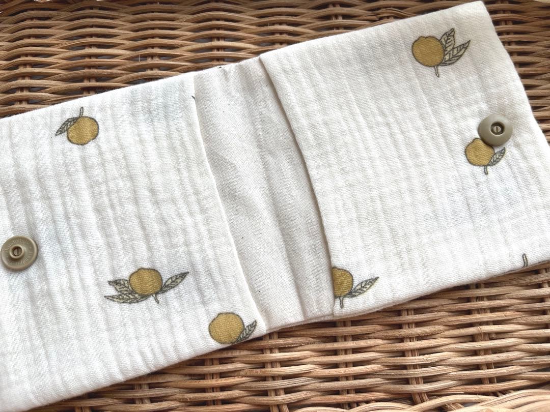 専用✳︎SALE✳︎ハンドメイド✳︎サニタリーケース　レモン柄　✳︎母made品✳︎