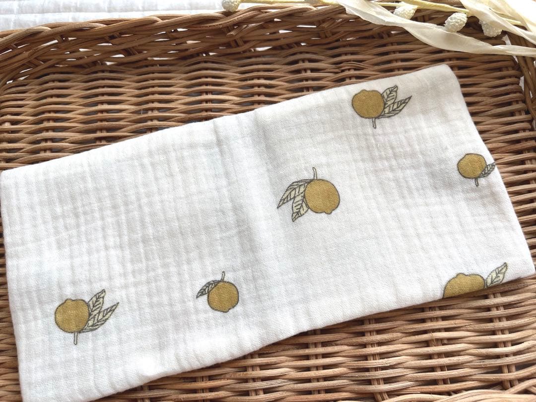 専用✳︎SALE✳︎ハンドメイド✳︎サニタリーケース　レモン柄　✳︎母made品✳︎