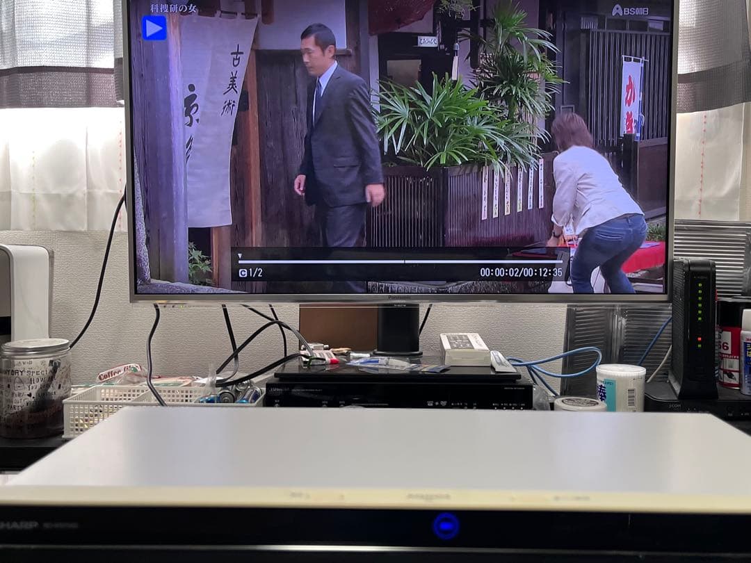 4K 1TB 2番組録画　シャープ　ブルーレイレコーダー　BD-WW1000