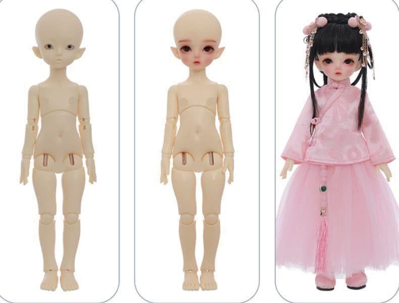 AS03 BJD 1/6 ドール本体 YuLu　球体関節人形 ハンドメイド