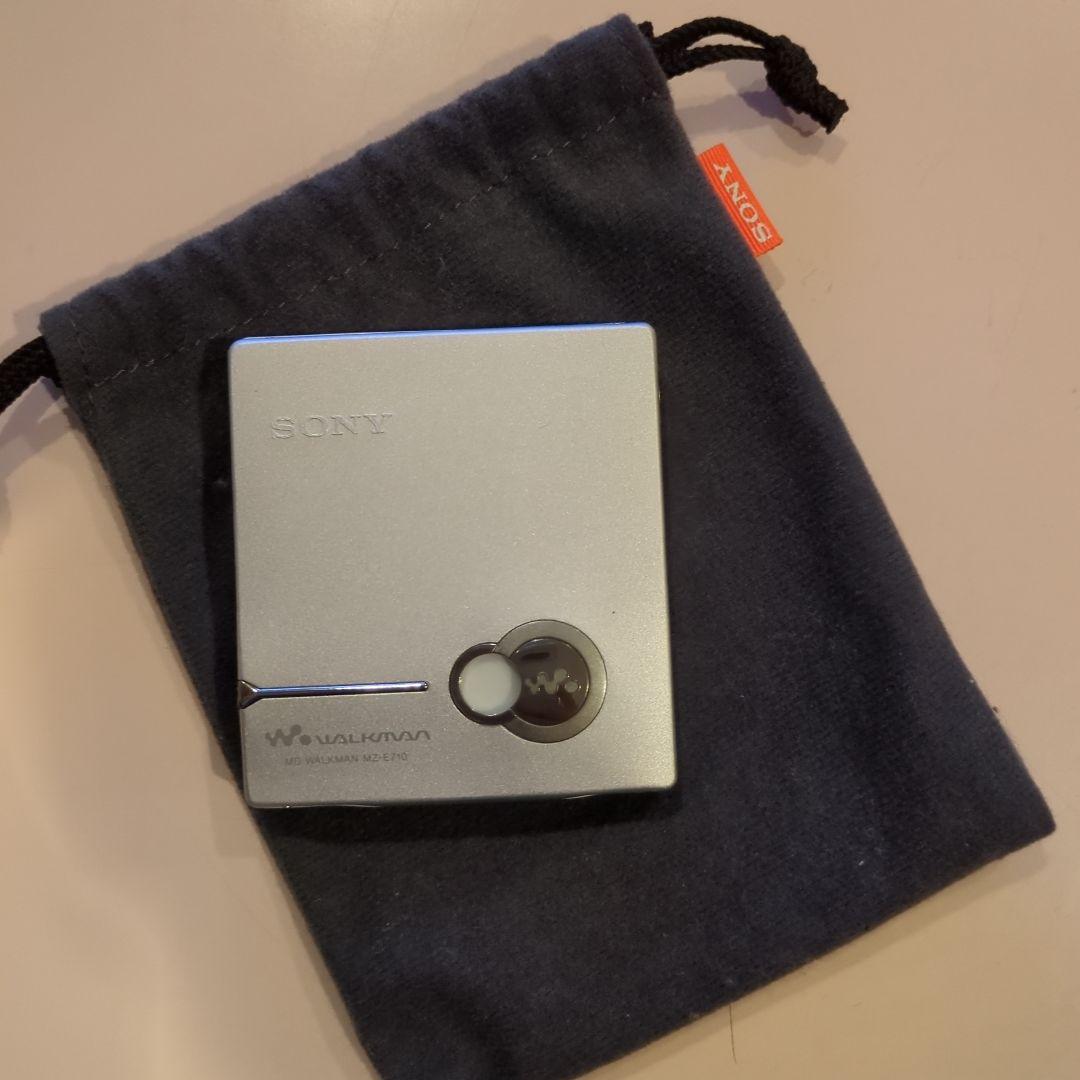 SONY ポータブルミニディスクプレーヤー　MZ-E710 ジャンク品