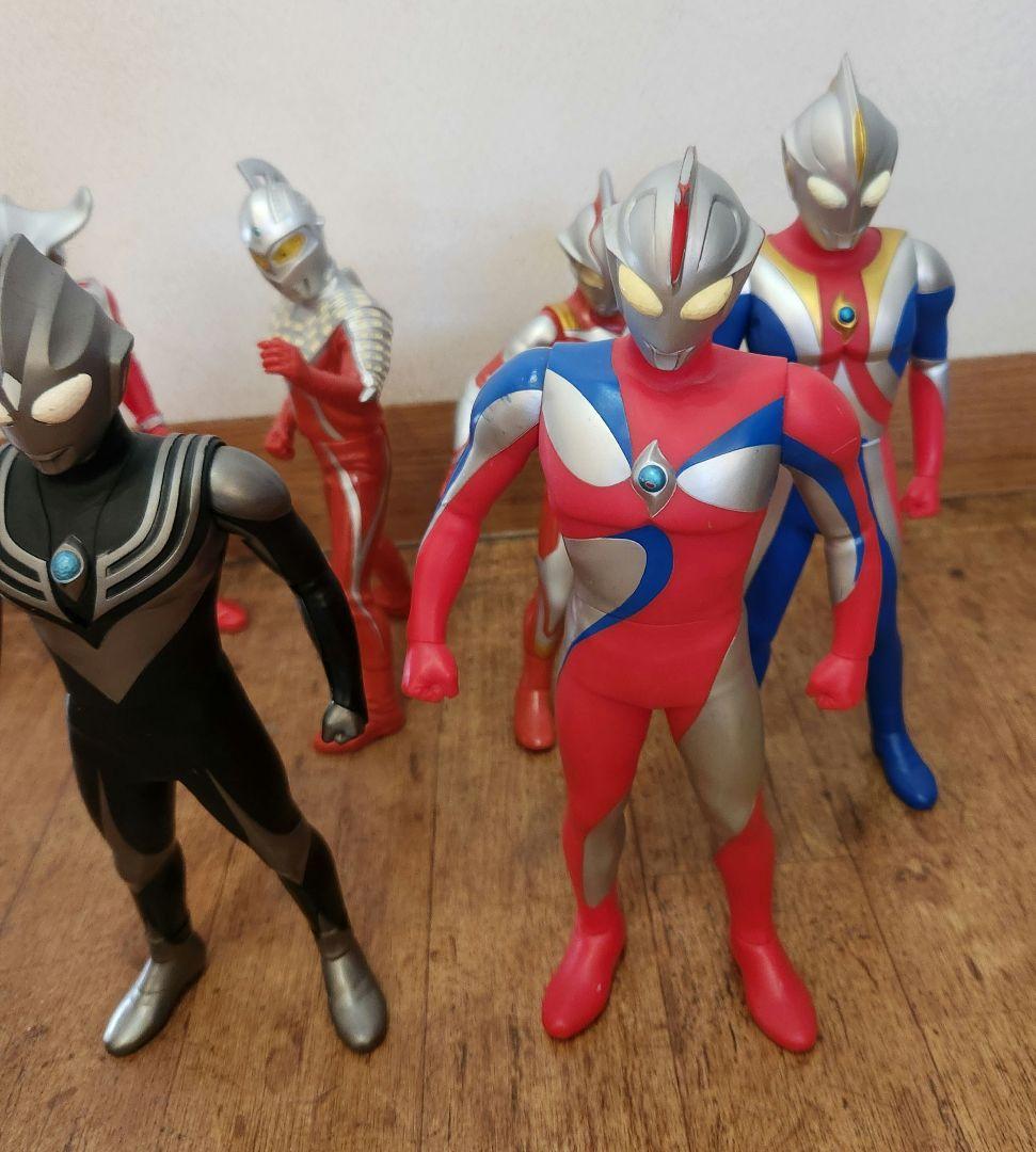 ウルトラマン　ビッグソフビフィギュア　8体セット